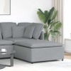 VidaXL Modul taburet modular pentru canapea, gri deschis, 100x100x48 cm 4104477