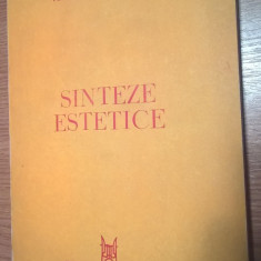 Vasile Donose - Sinteze estetice (Editura Muzicala, 1988)