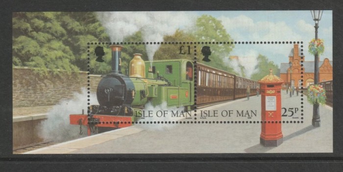 Isle of Man 1998 - Caile ferate, trenuri, colita neuzata