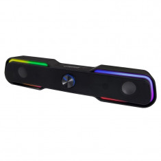 BOXE / SOUNDBAR 2.0 USB LED RAINBOW APALA ESP foto