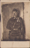 HST P168 Poza Zugsfuhrer Hentes Emil decorat 1918 frontul italian Cembra