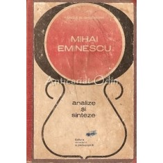 Mihai Eminescu Analize Si Sinteze - Fanica N. Gheorghe