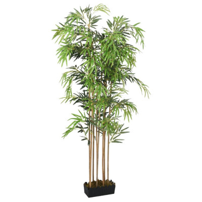 vidaXL Arbore din bambus artificial 1095 de frunze 150 cm verde foto