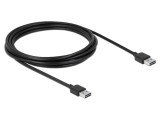 Cablu USB 2.0 A Aurit, Mufă Bilaterală, 3m, 0,48Gbps