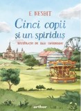 Cinci copii și un spiriduș - Paperback brosat - Arthur