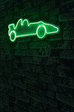 Decoratiune luminoasa LED, Formula 1 Race Car, Benzi flexibile de neon, DC 12 V, Verde, Neon Graph