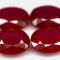 Rubine ovale 4 bucăți 9.49ct