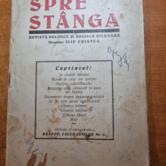 revista spre stanga 1 noiembrie 1931- anul 1,nr, 2 - revista politica si sociala