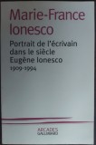 MARIE-FRANCE IONESCO/PORTRET EUGEN IONESCU/DEDICATIE-AUTOGRAF PT ALEX LEO SERBAN