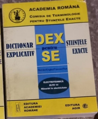 Dictionar Explicativ pentru Stiintele Exacte - Electrotehnica ELTH 14 Masurari in Electricitate foto