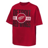 Detroit Red Wings tricou de copii NHL Shot Speed Short Sleeve Elevated - 170&ndash;176 cm (14&ndash;16 ani)