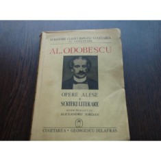 OPERE ALESE - SCRIERI LITERARE - AL.ODOBESCU