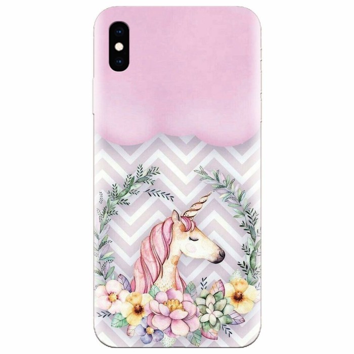 Husa silicon pentru Apple Iphone XS Max, Aesthetic Unicorn