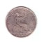 Moneda Anglia 1/2 / half penny 1862, uzata, curata