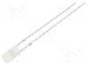 Dioda LED, 3mm, alb cald, 750...1120mcd, 20mA, 2,7...3,4V, OPTOSUPPLY - OSM5DK3HE2B