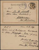 Austria 1899 Old postcard postal stationery Vienna to Thalkirrchen Germany D.860
