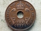 Moneda East Africa 10 Cents 1936, Africa de Est, Numismatica