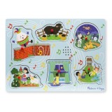 Puzzle cu sunete cantecele copilariei 2 - melissa and doug, Melissa &amp; Doug