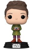 Pop Star Wars Obi Wan Kenoby Young Leia With Lola Cle 659 Bobble Head 9cm