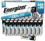 Set 20 baterii AAA ENERGIZER MAX PLUS ALKALINE POWER UPN-182332