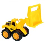 Buldozer Jucărie, Brat Mobil, Galben, 19x10x10 cm, Plastic, Oem