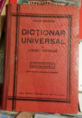 Dictionar universal al limbei romane / Lazar Saineanu foto