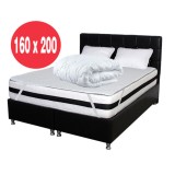 Set Avantaj Saltea Memory foam Crin 160x200x25 plus 2 perne plus Husa, Salt Confort