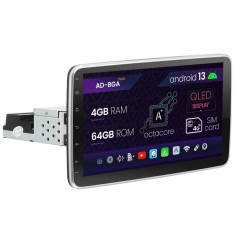 Navigatie Universala 1DIN ecran adjustabil, Android 13, Octacore 4GB RAM + 64GB ROM, 10.1 Inch - AD-BGA1001DIN