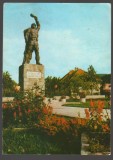 CPIB 23590 CARTE POSTALA - COVASNA, MONUMENTUL OSTASULUI ROMAN, CIRCULATA, 1985, STAMPILE, TIMBRU