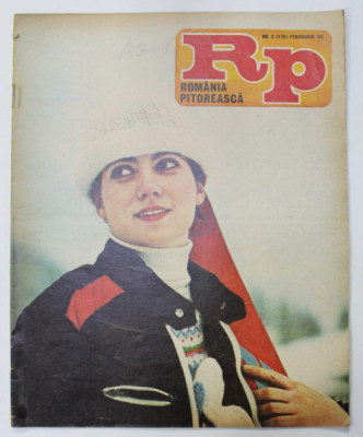 ROMANIA PITOREASCA , REVISTA LUNARA EDITATA DE MINISTERUL TURISMULUI , NR.2 , 1986 foto