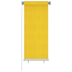 Jaluzea tip rulou de exterior, galben, 60x140 cm, HDPE foto