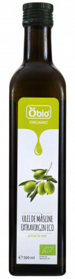 Ulei de masline extravirgin bio 500ml Obio foto