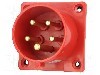 Conector alimentare AC, IEC 60309, IP44, 16A, 400V AC, 5 pini, PAWBOL - B.1930