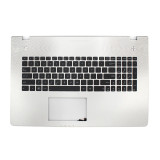 Carcasa superioara cu tastatura palmrest Laptop, Asus, N76, N76V, N76VB, N76VJ,N76VM, N76VZ, N76Y, layout US