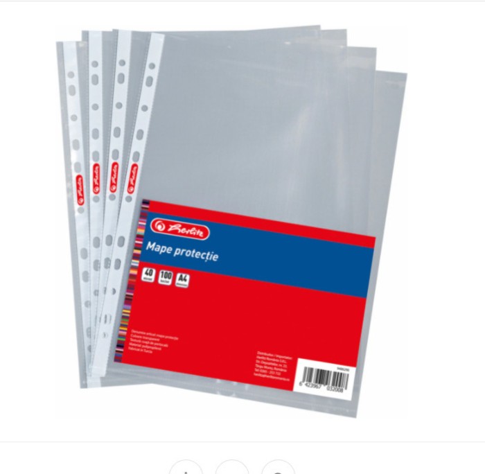 MAPE PROTECTIE A4 40 MICRONI SET 100