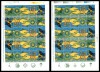 Romania 1997, LP 1442 c, Cercetasii Romaniei, 2 coli cu viniete diferite, MNH!, Organizatii internationale, Nestampilat