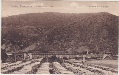 CP SIBIU Hermannstadt Turnu Rosu Partea Romaneasca Caineni ND(1917) foto