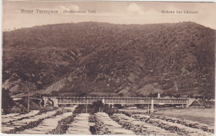 CP SIBIU Hermannstadt Turnu Rosu Partea Romaneasca Caineni ND(1917)