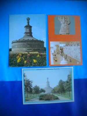 HOPCT LOT NR 809 ADAMCLISI -CT-3 CARTI POSTALE-RSR-NECIRCULATE foto