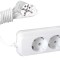 Prelungitor ceramic 015504, 3 prize, 3 m, 2500W, 3 x 1 mmp, contact de protectie