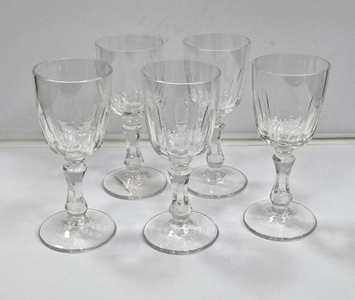 Cinci pahare pentru servit bauturi aperitive, Secol XX