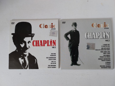 Chaplin, vol 1 si 2, lot 2 DVD Clasic Cine foto
