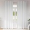 vidaXL Perdele cu perdele 2 pcs Alb pur 245x140cm Poliester 4107386