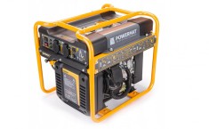 Generator Curent 220V, 3500W Inverter, cu stabilizator tensiune AVR, 7 cp, 4 timpi, Benzina, Powermat foto