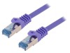 Cablu patch S/FTP 6a 2m LSZH violet 27AWG, Logilink