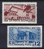 Romania 1939 - Lp 129 - Expozitia Internationala New York - serie - MNH***, Nestampilat