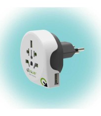 Adaptor calatorii World to Switzerland +USB AUSTRALIA CHINA IT UK CH BRAZIL USA EURO Q2 1.100210 foto