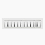 Grila Liniara Decor cu Lamele Fixe 0 din Aluminiu E i Dublu Deflector , Grila Ventilatie Liniara