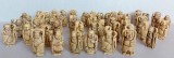 MEGA lot de 52 figurine din China Antica, miniaturi turnate, produse in Franta