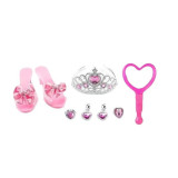 Set accesorii pentru fetite cu pantofiori Pretty Girl 8 piese roz, Oem